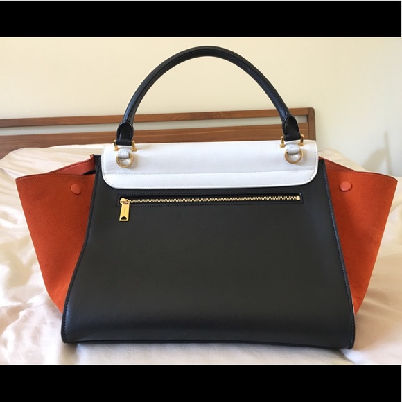Celine Trapeze Tri-color Medium Tote - Picture 5 of 8